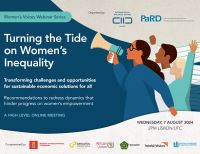 Turning the Tide on Women's Inequality  A High-Level Online Meeting