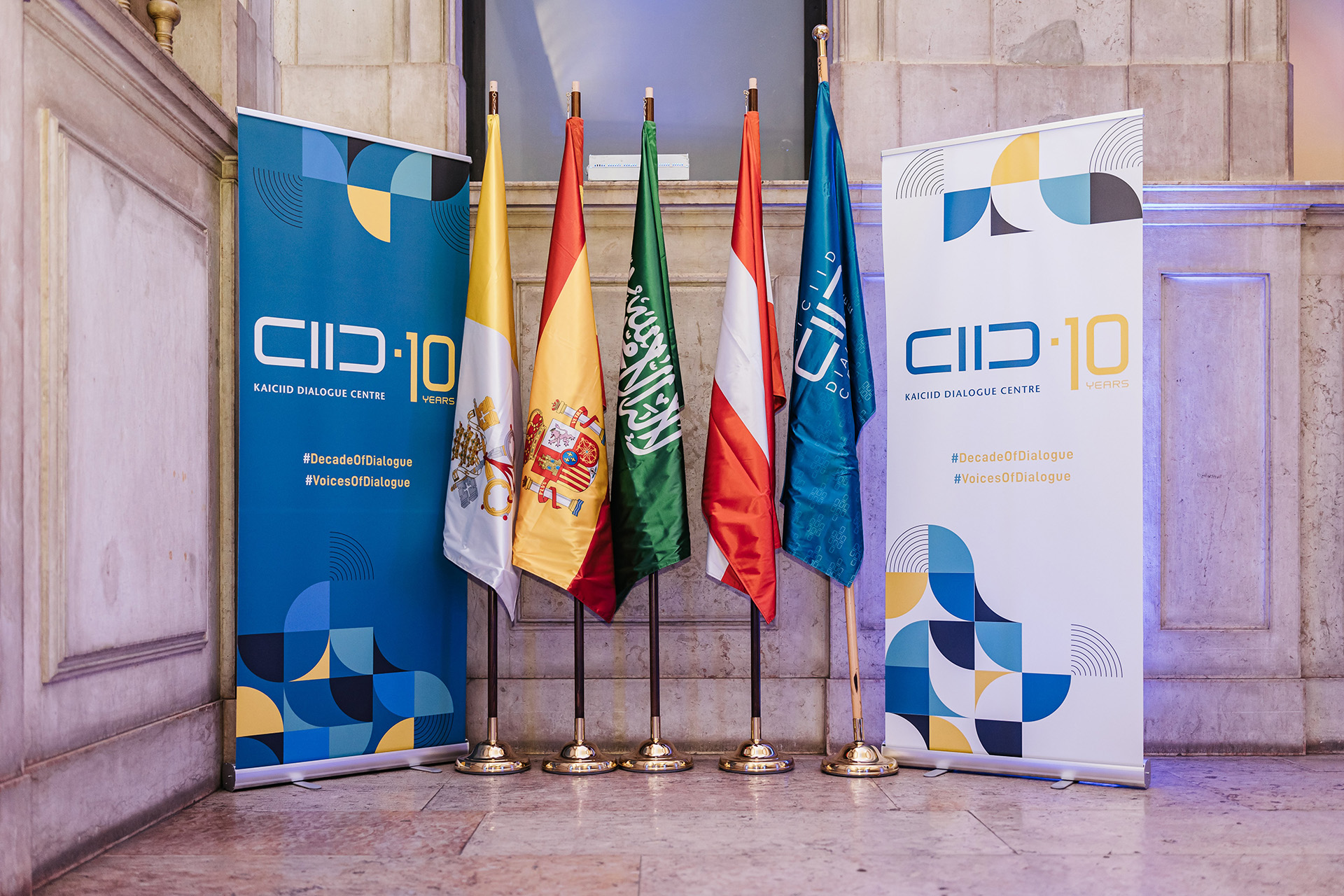 Flags of the KAICIID Council of Parties