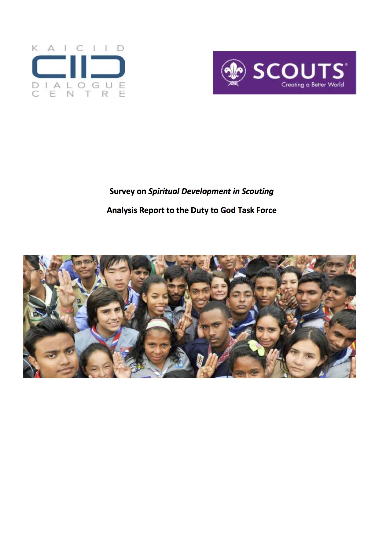 Survey on Spiritual Development in Scouting Analysis Report to the Duty to God Task Force