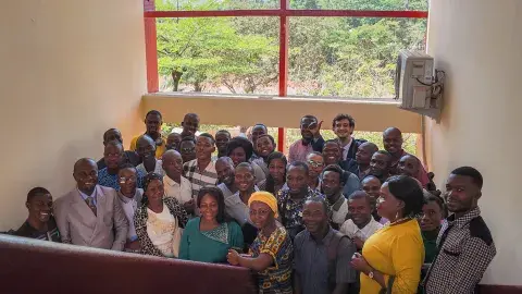 Group Photo with the Students of the University of Bangui