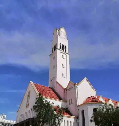 A photo of a church in Tanger, Morocco