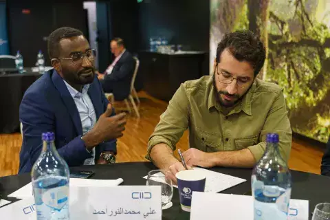 Participants from the Arab region attending the workshop in Lisbon (Photo: Tozé Canaveira / KAICIID) 