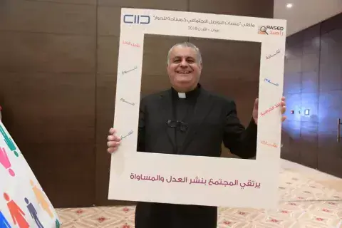 Father Rifat Bader participates in KAICIID's Social Media as a Space for Dialogue training series