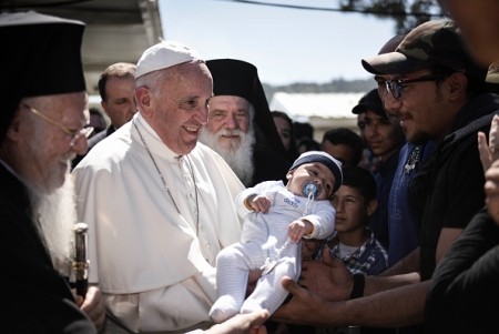 Pope Francis in Lesbos