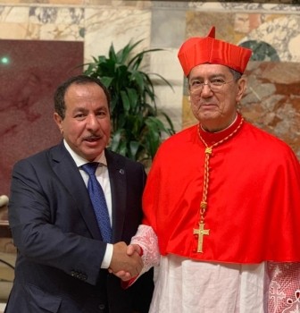 KAICIID Secretary General and Cardinal Ayuso 