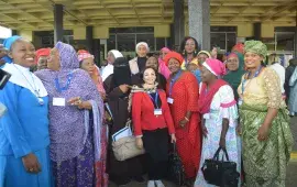 Muslim and Christian Women at Opening Ceremony of the National Inter-Faith Dialogue meeting 